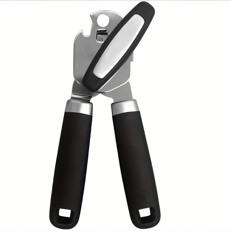 Can Opener, Manual Heavy Duty Hand Can Opener With Comfortable Grip,  Stainless Steel Can Opener With Magnet Large Effort-saving Handles, Kitchen  Gadgets, Cheap Items - Temu
