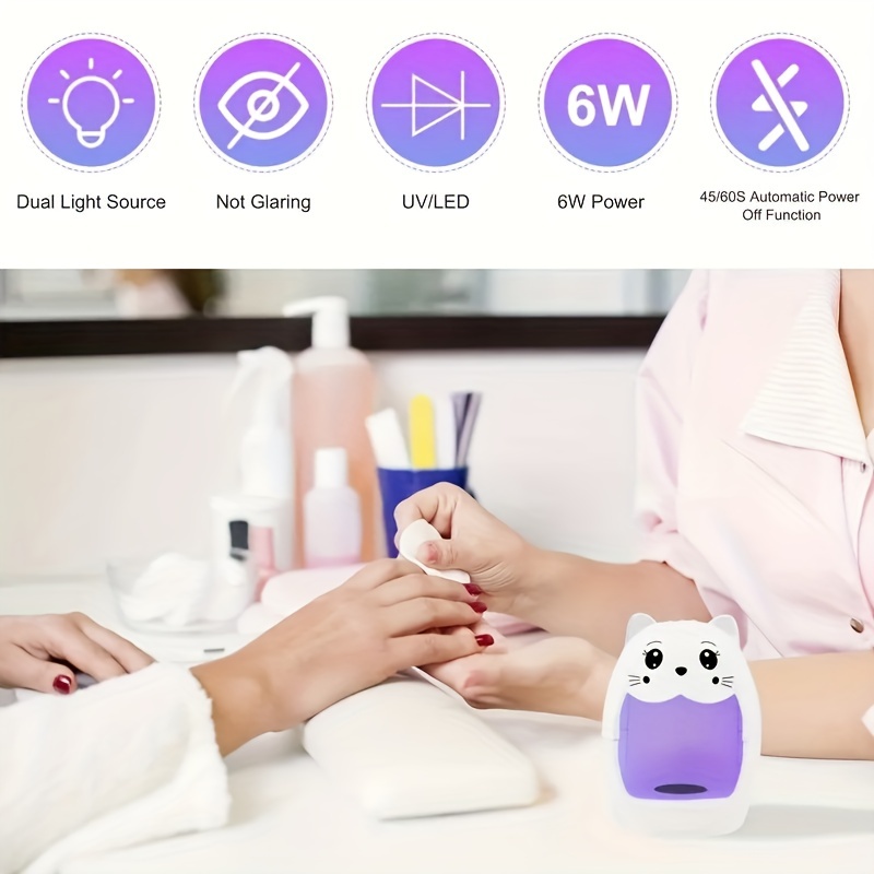 Mini Uv Led Nail Lamp Polish Nail Dryer Uv Gel Curing Lamp Usb