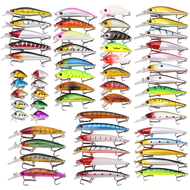 Premium Fishing Lures Kit - Lifelike Artificial Minnow Bait For Freshwater  And Saltwater Fishing - Temu Philippines