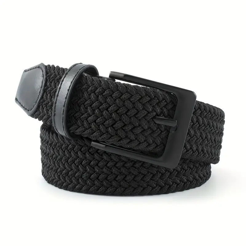 Black Braided Belt –