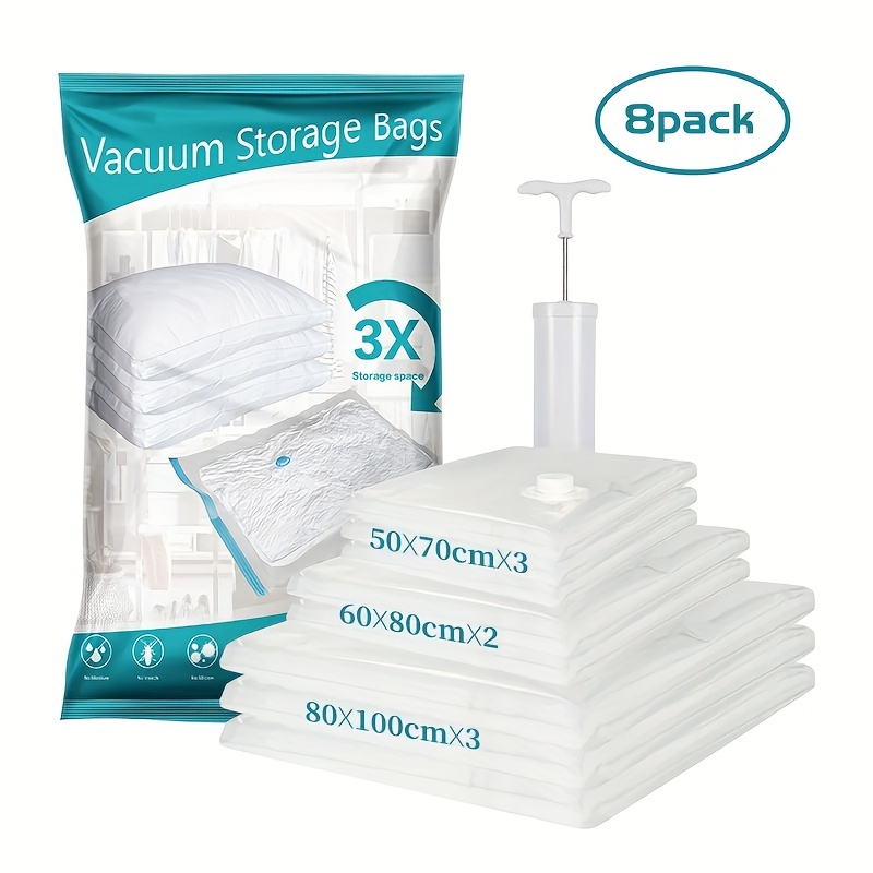 Vacuum Storage Bags With Hand Pump Space Saver Vacuum Seal - Temu