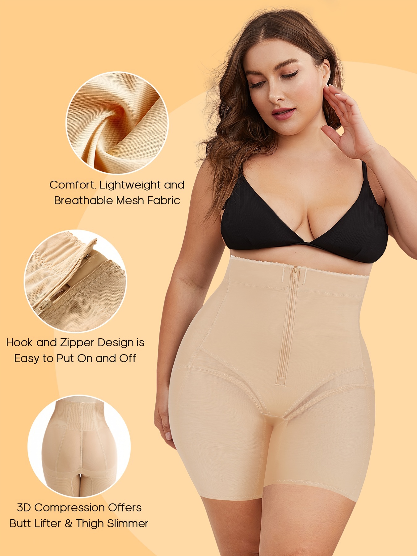 Women High Waist Shaping Panties Breathable Body Shaper Slimming Tummy  Underwear panty shapers