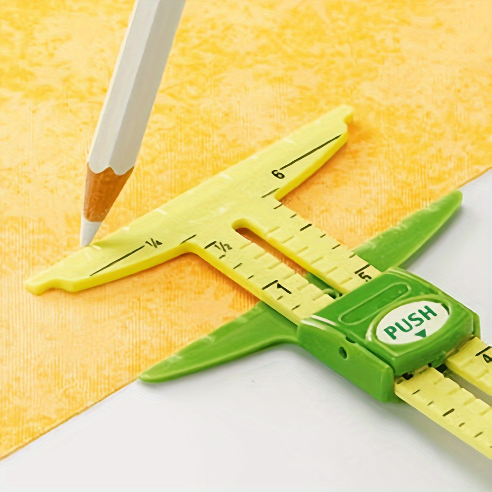 

5-in-1 Sliding Gauge, The Ultimate Sewing Tool For Home Use, Nancy Measuring Ruler Tailor Tool Accessories