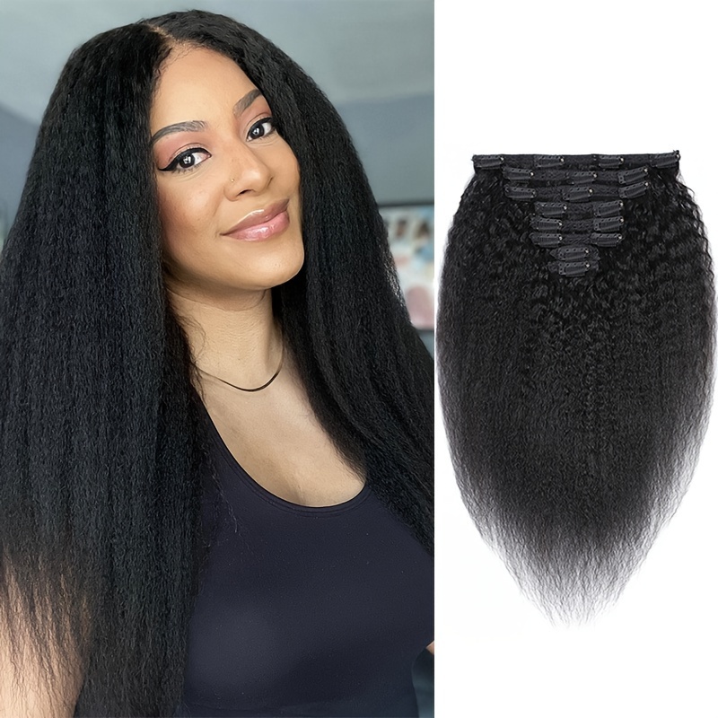200pc/Lot 100%Human Hair Feather Hair Extensions Kinky Straight