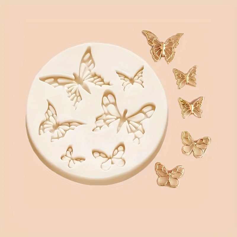 Butterfly Silicone Mold 3d Fondant Mold For Diy Pudding - Temu