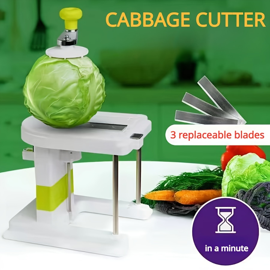 1pc Green Cabbage Shredder Vegetable Peeler Cutter Slicer For Cabbage