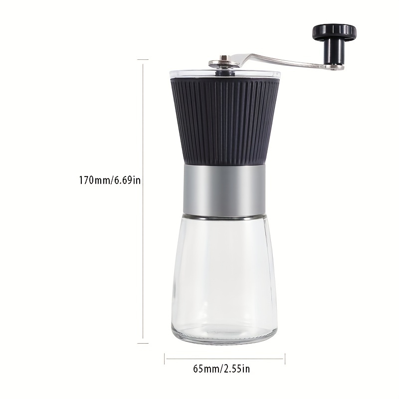 Manual Coffee Bean Grinder, Stainless Steel Manual Coffee Grinder, Ceramic  Grinding Core For Drip Coffee, Espresso, French Press, Turkish Brew, Coffee  Gift - Temu