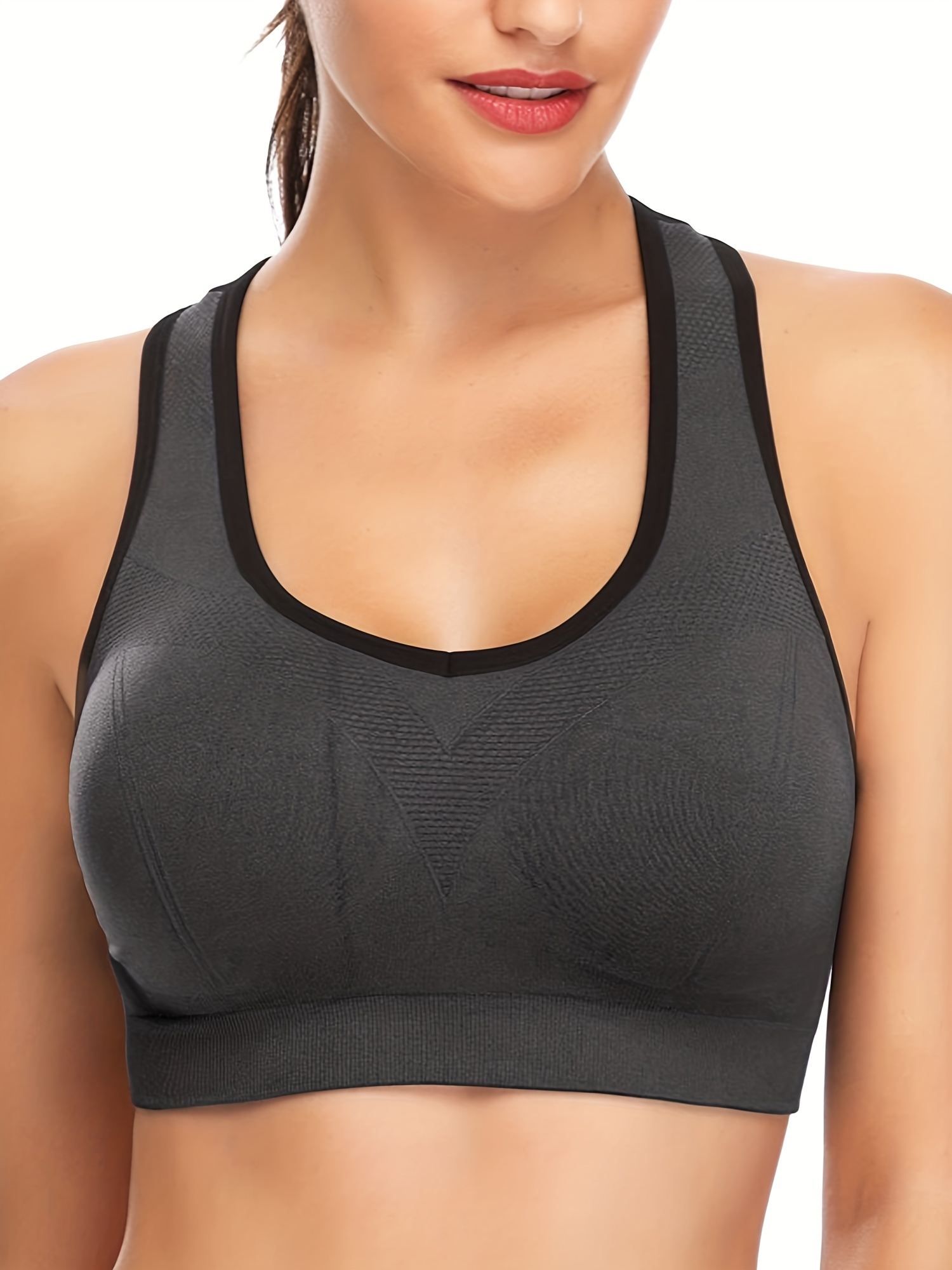 High Impact Sports Bras for Women Running High Support Yoga Gym Sports Bra  Workout Athletic Criss Cross Backless Top : : Clothing, Shoes 