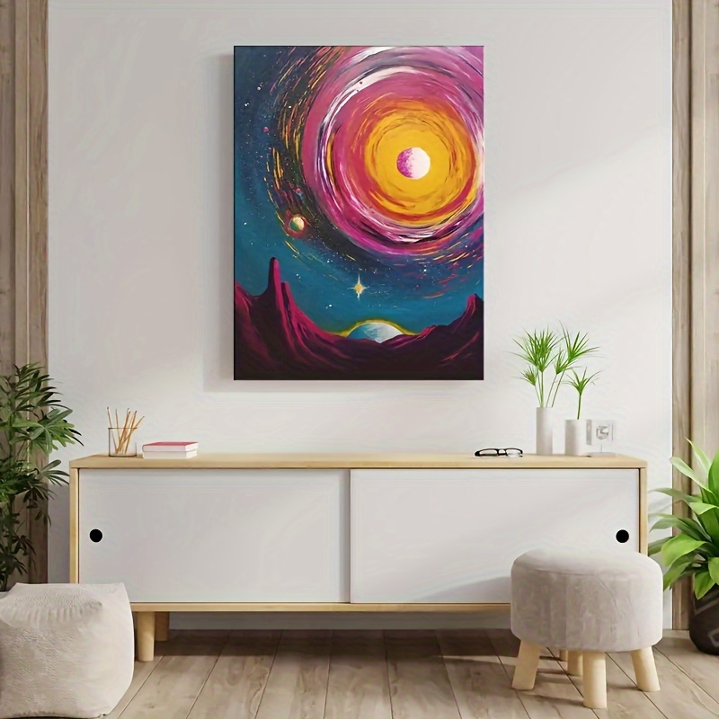 Galactic Universe Poster creative Idea Poster wall Art wall - Temu