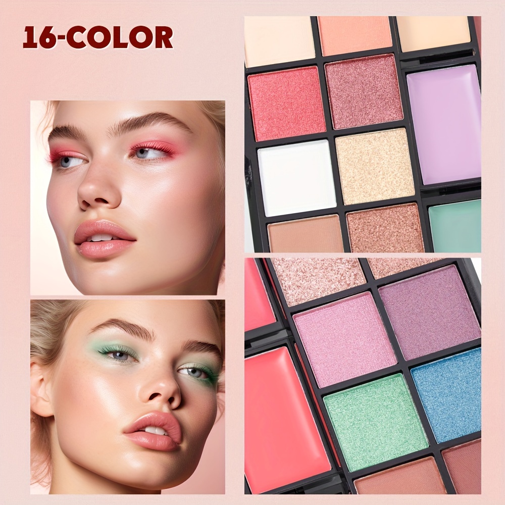 Conjunto Profesional Maquillaje, Set Completo Cosméticos Ojos, Cara Labios,  Multicolor Caja Regalo Herramientas Maquillaje, Regalo Ideal Día Madre -  Belleza Salud - Temu