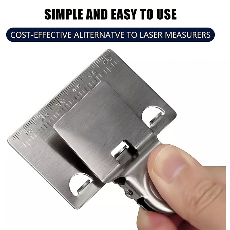 Stainless Steel Measuring Tape Clip: Get Accurate - Temu