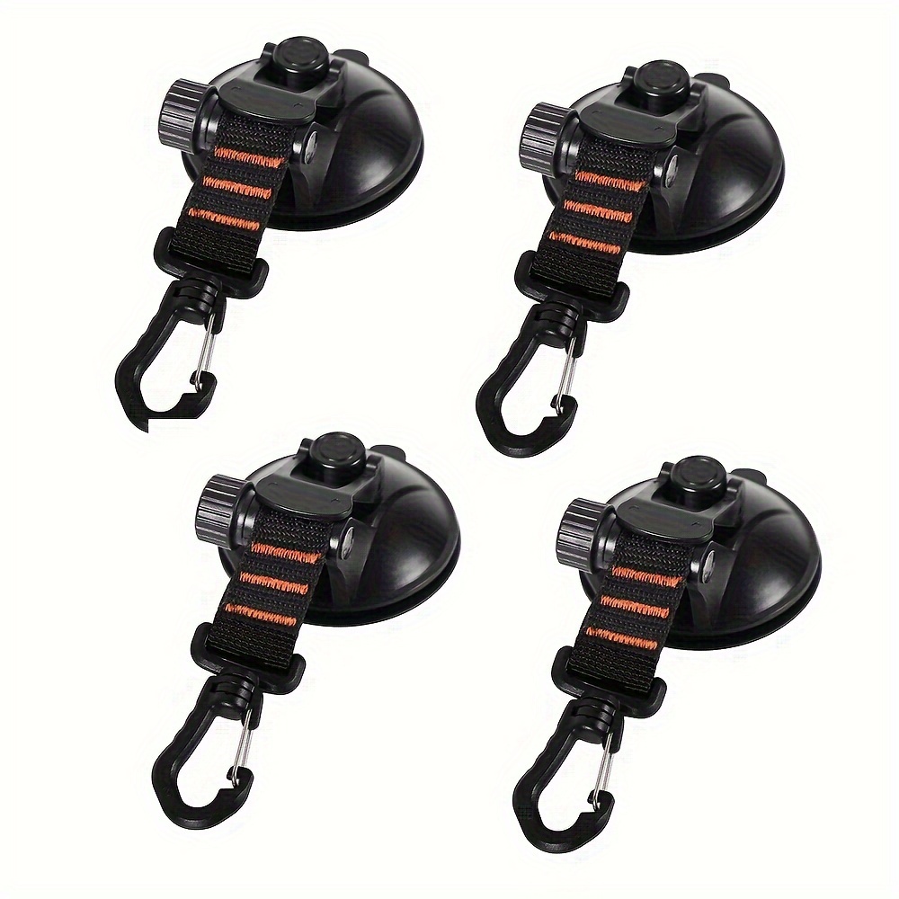 1pc 4pcs Car Tent Heavy Duty S Hooks Heavy Duty Suction Cup Hooks Anchor Car  Camping Tie Down Suction Cup Camping Accessories - Sports & Outdoors - Temu