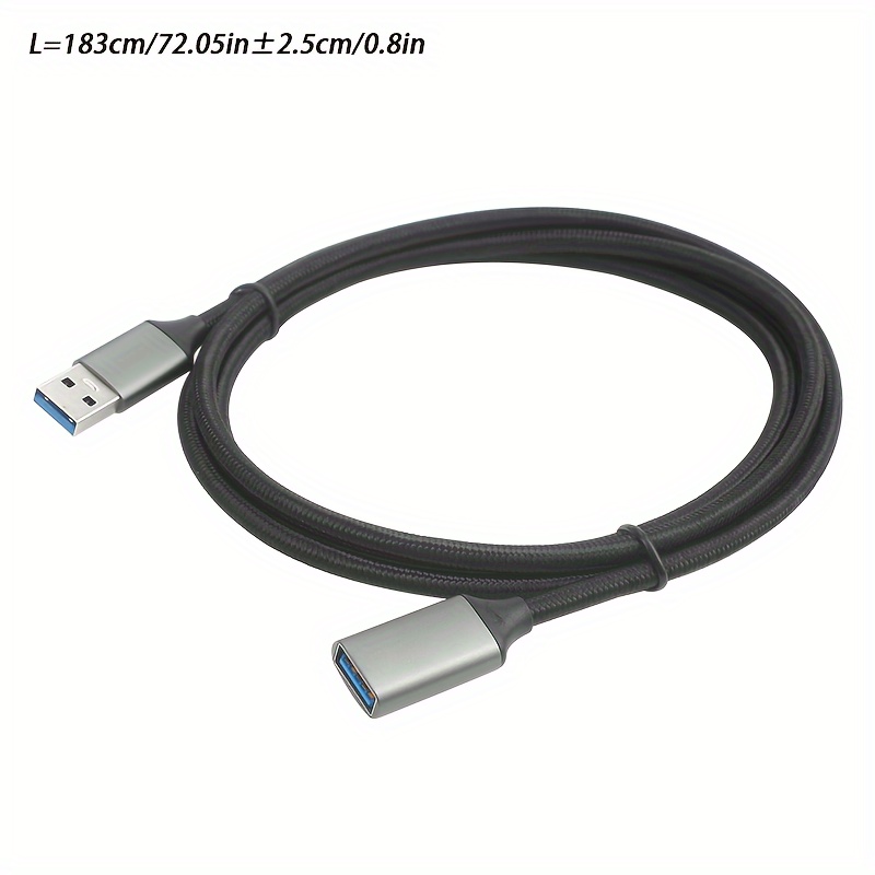 Seamless USB Cable, USB 3.0 Extension Cable, Male to Female USB Cable, High-Speed Data Transfer Cable, Mobile Phone And USB Drive Data Cable, USB Extension for Charging Computer Mouse And Keyboard. 8 Seamless USB Cable, USB 3.0 Extension Cable, Male to Female USB Cable, High-Speed Data Transfer Cable, Mobile Phone And USB Drive Data Cable, USB Extension for Charging Computer Mouse And Keyboard. - Image 8