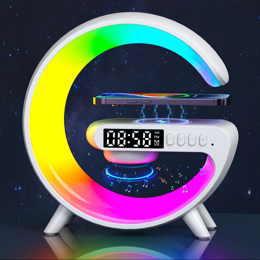 Barra De Luz Inteligente Rhythm RGB Light Con Reloj - Temu Chile