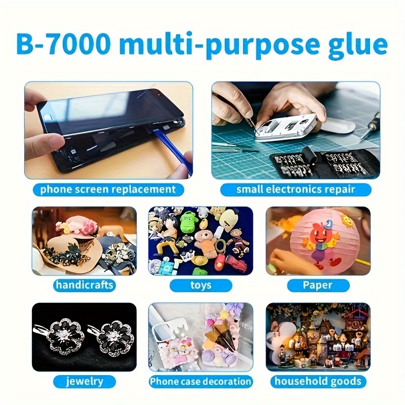 B 7000 Super Adhesive Glue For Jewelry Making Multi function - Temu