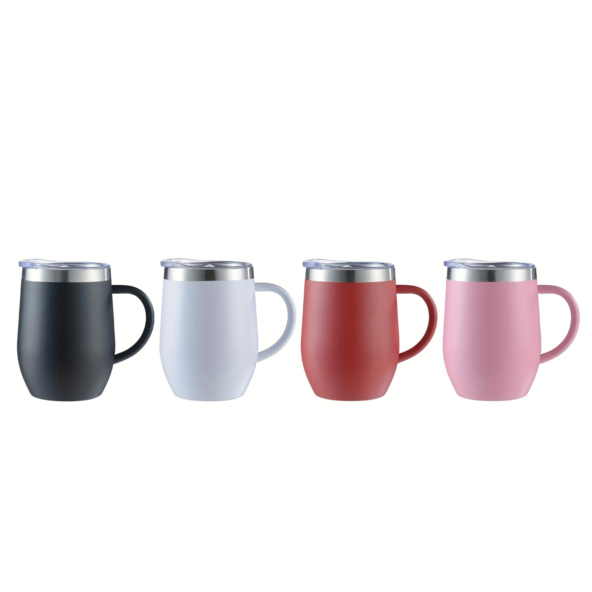 1pc 304 Stainless Steel Thermal Mug 12oz Office Coffee Cup, Suitable For  Home, Office, Hot And Cold Drinks