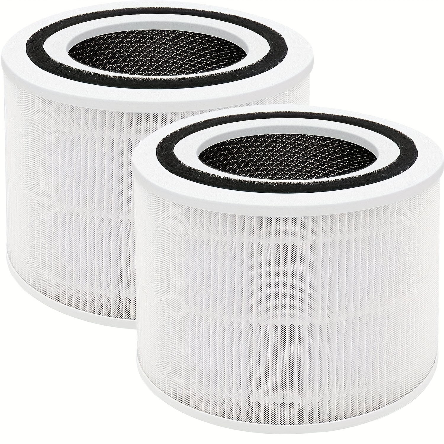  for LEVOIT LV-PUR131 Air Purifier Replacement Filter 2 HEPA  Filters & 2 True HEPA H13 Activated Carbon Filters Set Pre Compatible with  3Stage Filtration Durabasics LV-PUR131S and LV-PUR131-RF, 2 Pack 