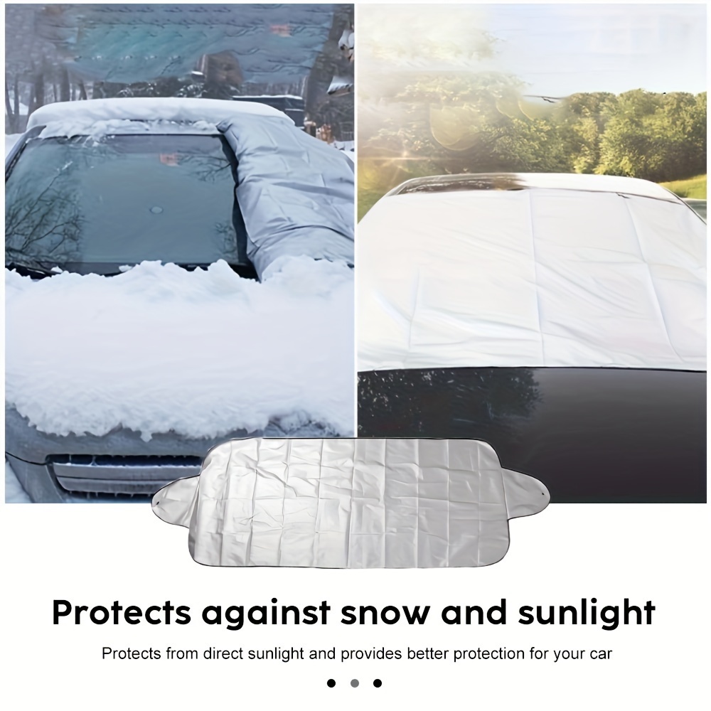 Premium Windshield Snow Cover/Sunshade  Windshield cover, Windshield, Car  windshield cover