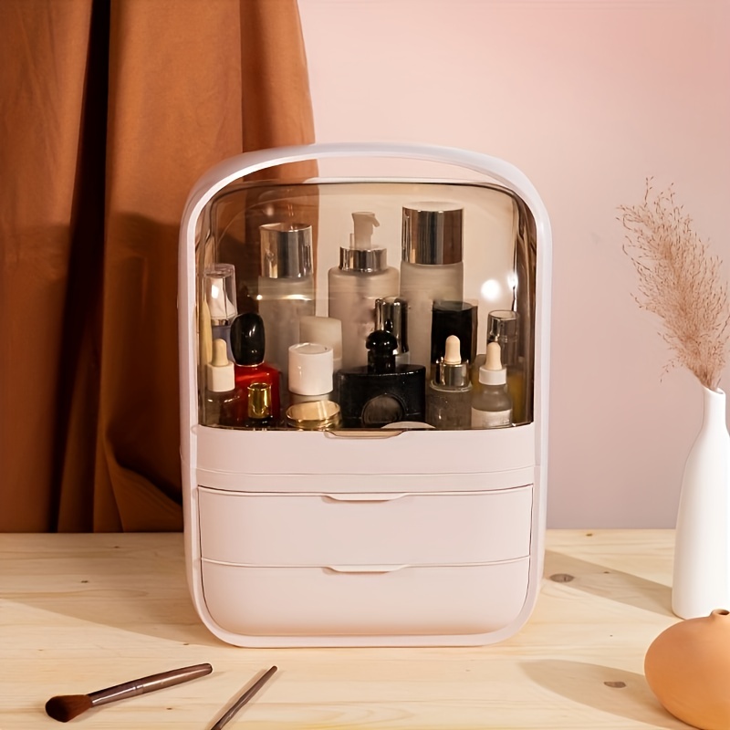 Clear Cosmetics Storage Box Large Capacity Waterproof And - Temu