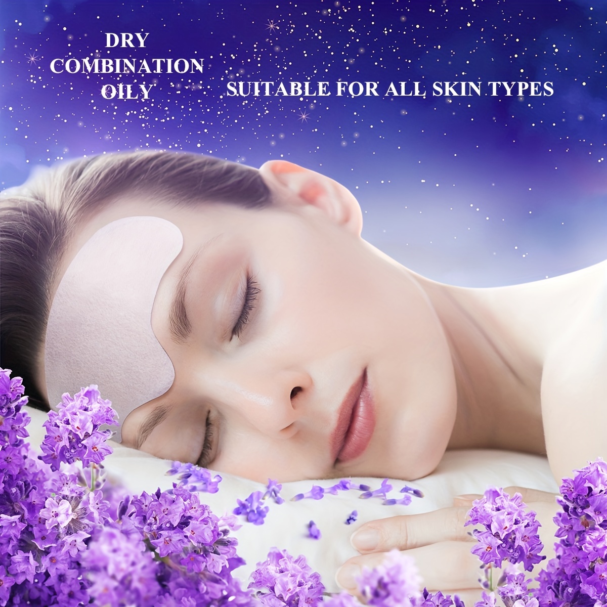 Lavender Wrinkle Diminishing Forehead Mask Gel Patch