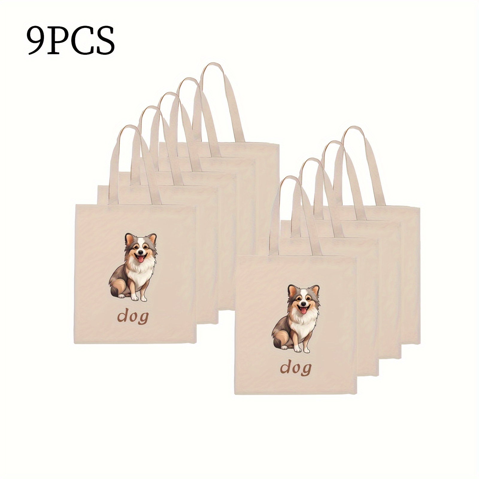 1/3/9pcs Bolsa De Lona Personalizada Para Perros De Hombres - Temu