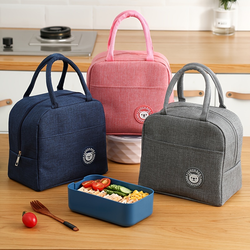 Hafmall Bolsa Termica Porta Alimentos para Mujer y Hombres, Bolsa Porta  Comida con Dos Compartimentos, Lunch Bag Trabajo, Azul Tiffany