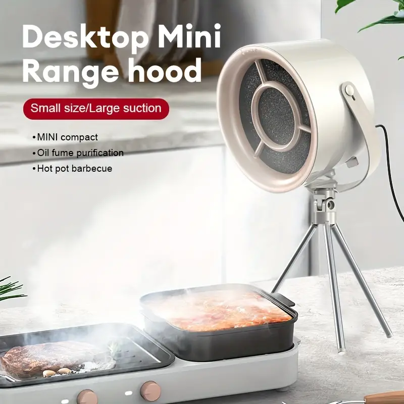Portable Range Hood USB Powered Desktop Range Hood for Indoor