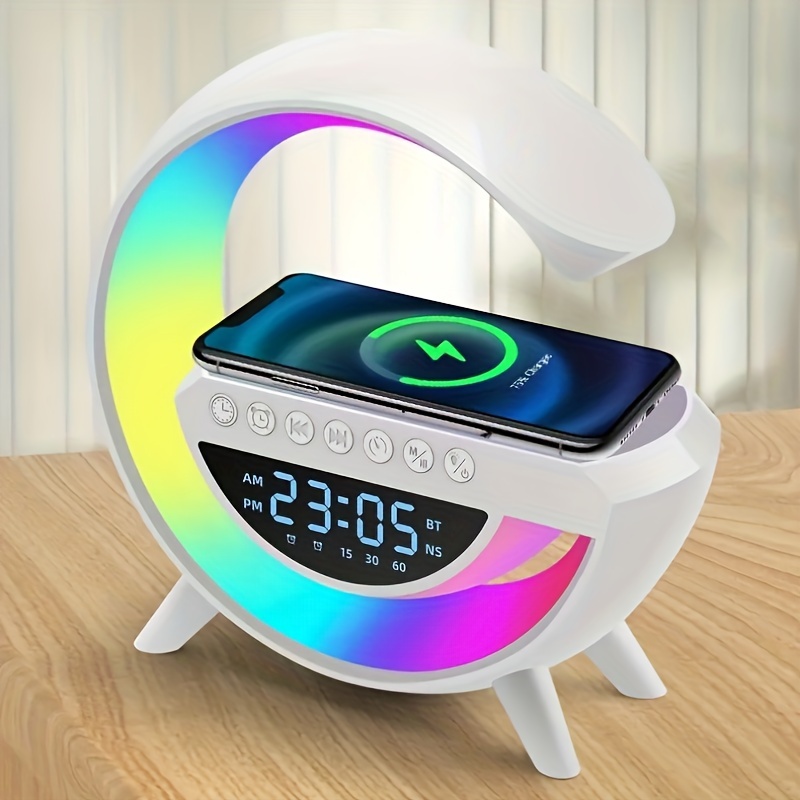 Compre ¡superventas! Cargador Inalámbrico De 10 Vatios Con Logotipo  Personalizado Con Reloj Despertador Digital Led y Reloj Cargador Inalámbrico  de China por 8.6 USD