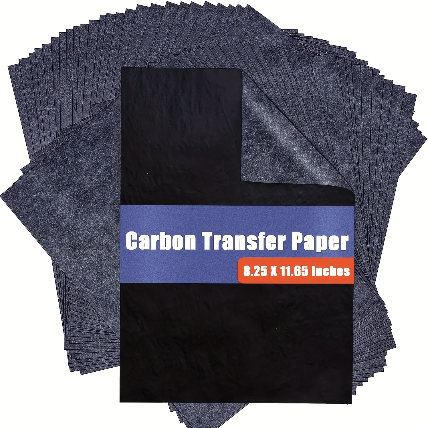 50 hojas de papel de calco, 8.5 x 11 pulgadas, bloc de papel de trazado de  artistas, papel de trazo blanco, papel transparente translúcido para
