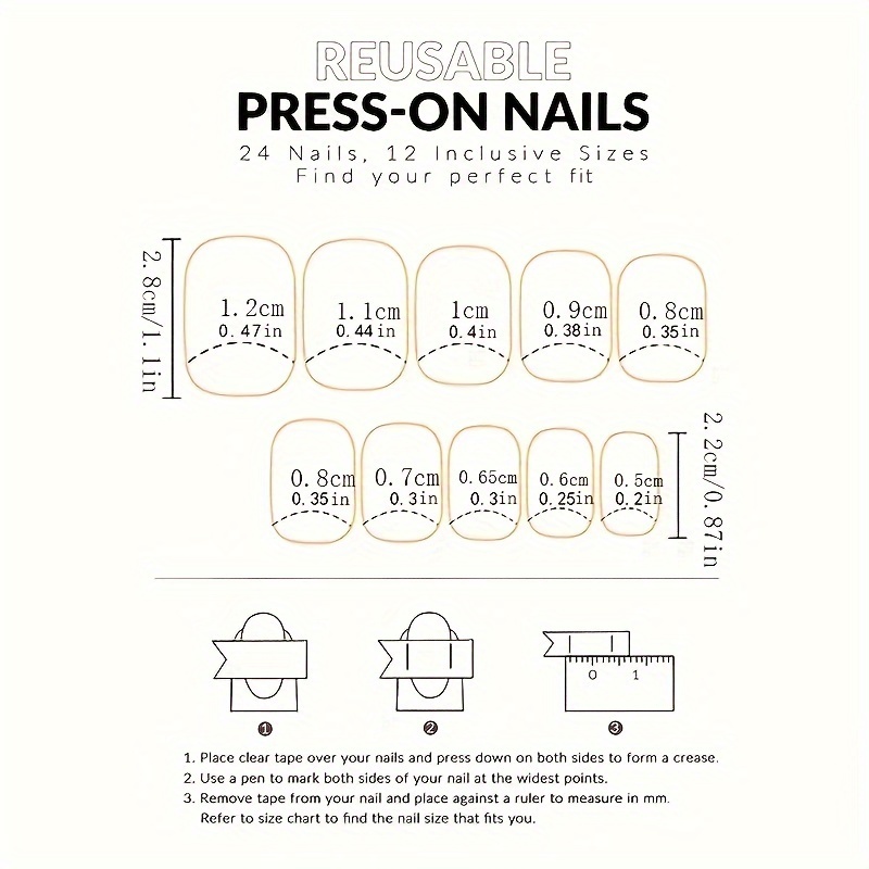 24pcs short square shape press on nails fake nail with deer chessboard pattern decor full cover nails for women details 3