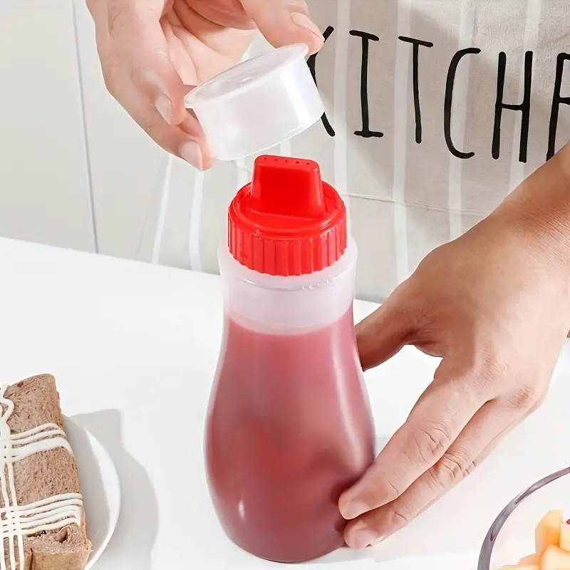 1pc Squeeze Bottle For Kitchen Seasoning, Oil, Vinegar, Sauce