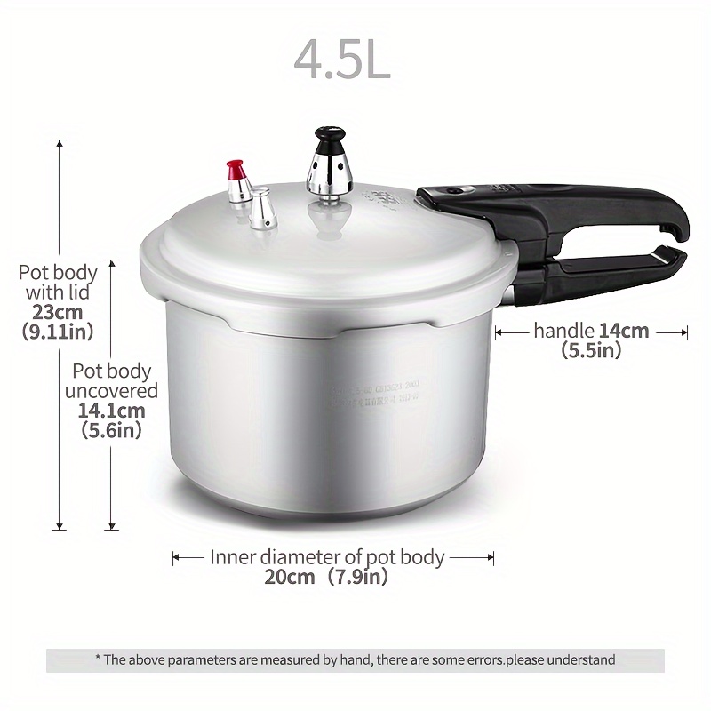 Double Happiness Pressure Cooker, Aluminum Fast Cooking Pot, For Soup,  Meat, Rice And More, Kitchen Utensils, Kitchen Gadgets, Kitchen Accessories,  Home Kitchen Items, Multiple Sizes Optional - Temu