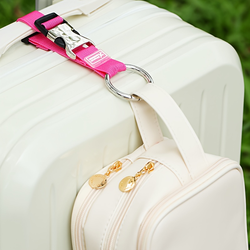 1pc Custom Logo Personalized Adjustable Luggage Straps Suitcase Strap Belt  Add To Bag Hanger - Arts, Crafts & Sewing - Temu