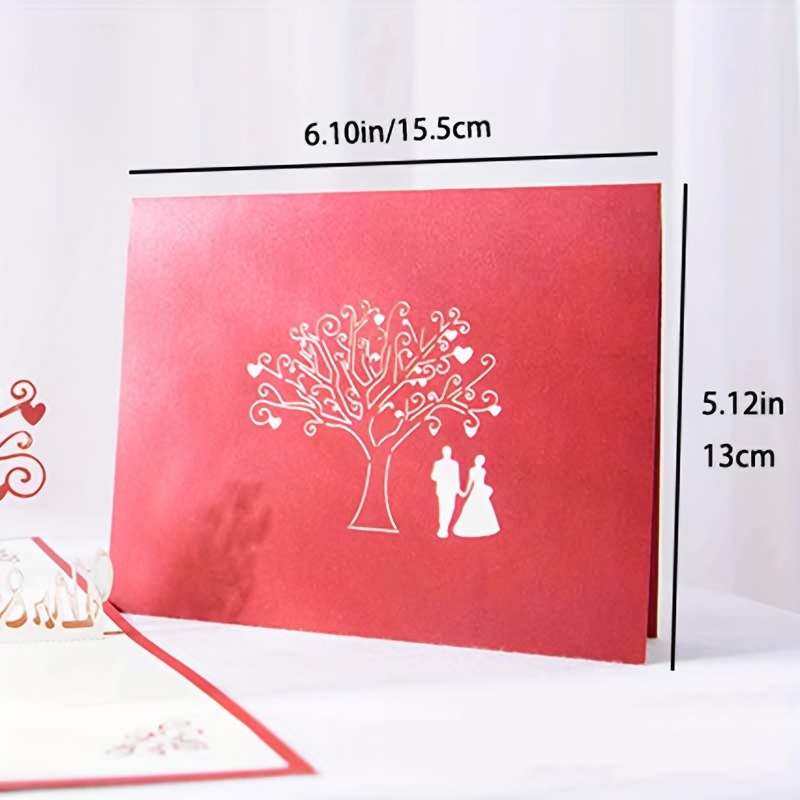 3D Romantic Love Wedding Cards Pack