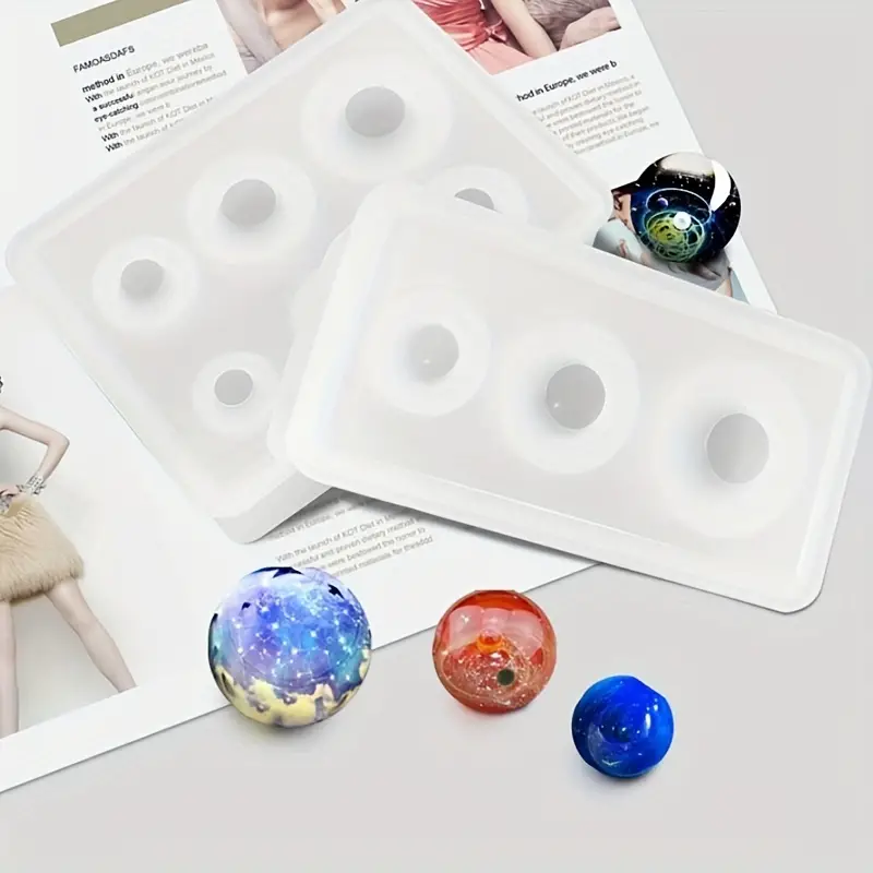 Silicone Ball Mold Resin Epoxy Mold Universe Spheroid - Temu