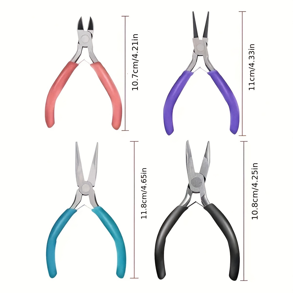 1PC 6-in-1 Making Pliers DIY Jewelry Making Pliers Tweezers Tool Needle  Spoon Tool Set for Silicone Resin Mold Jewelry Making