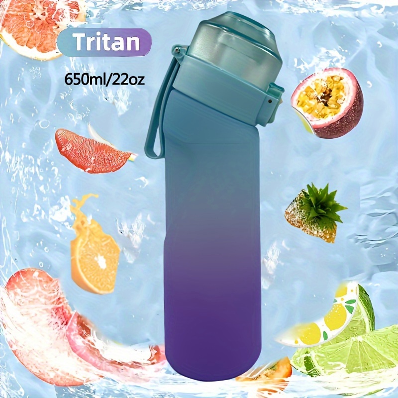 1pc Taza De Agua Transparente De Gran Capacidad, Botella De Agua Deportiva Para  Fitness Al Aire Libre Con Pajita Y Asa Para Correr En El Gimnasio Fitness -  Temu