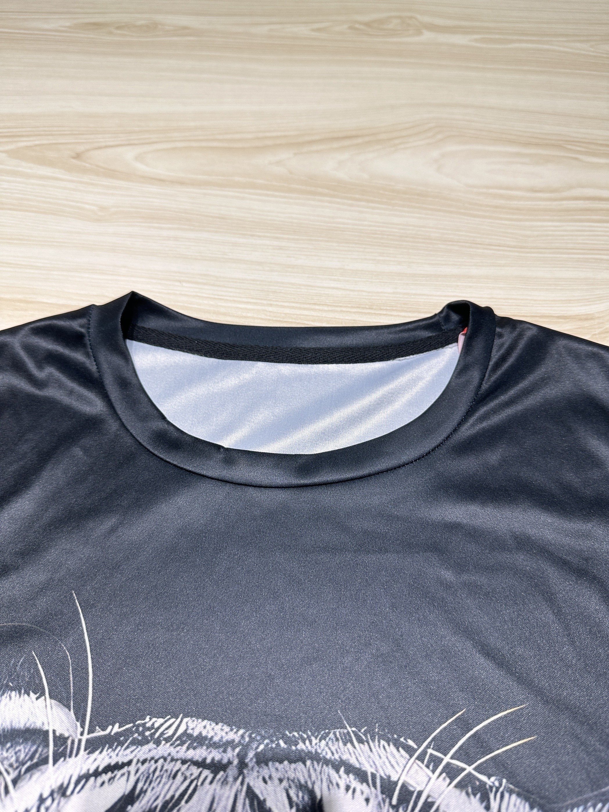 Men's Graphic Print Building Blocks T-shirt for Summer