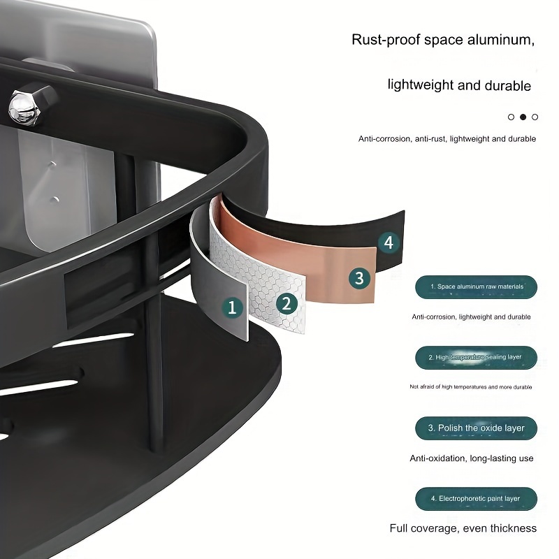 1/2/3/4/5pcs Caddy De Ducha Organizador De Baño Estante De - Temu