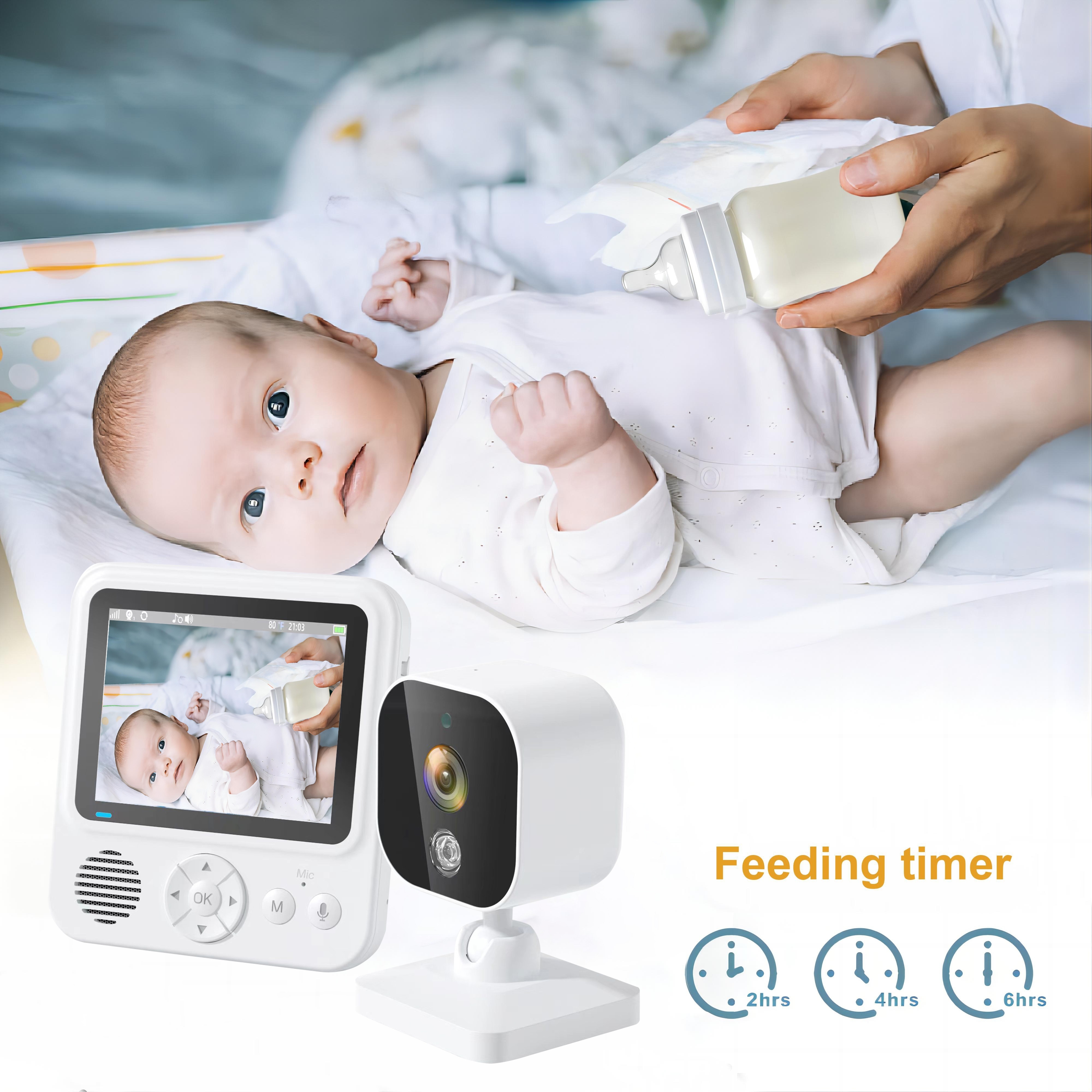 HD Baby Sleeping Cam 2 Audio Video Night Vision Home Security Camera  Babyphone