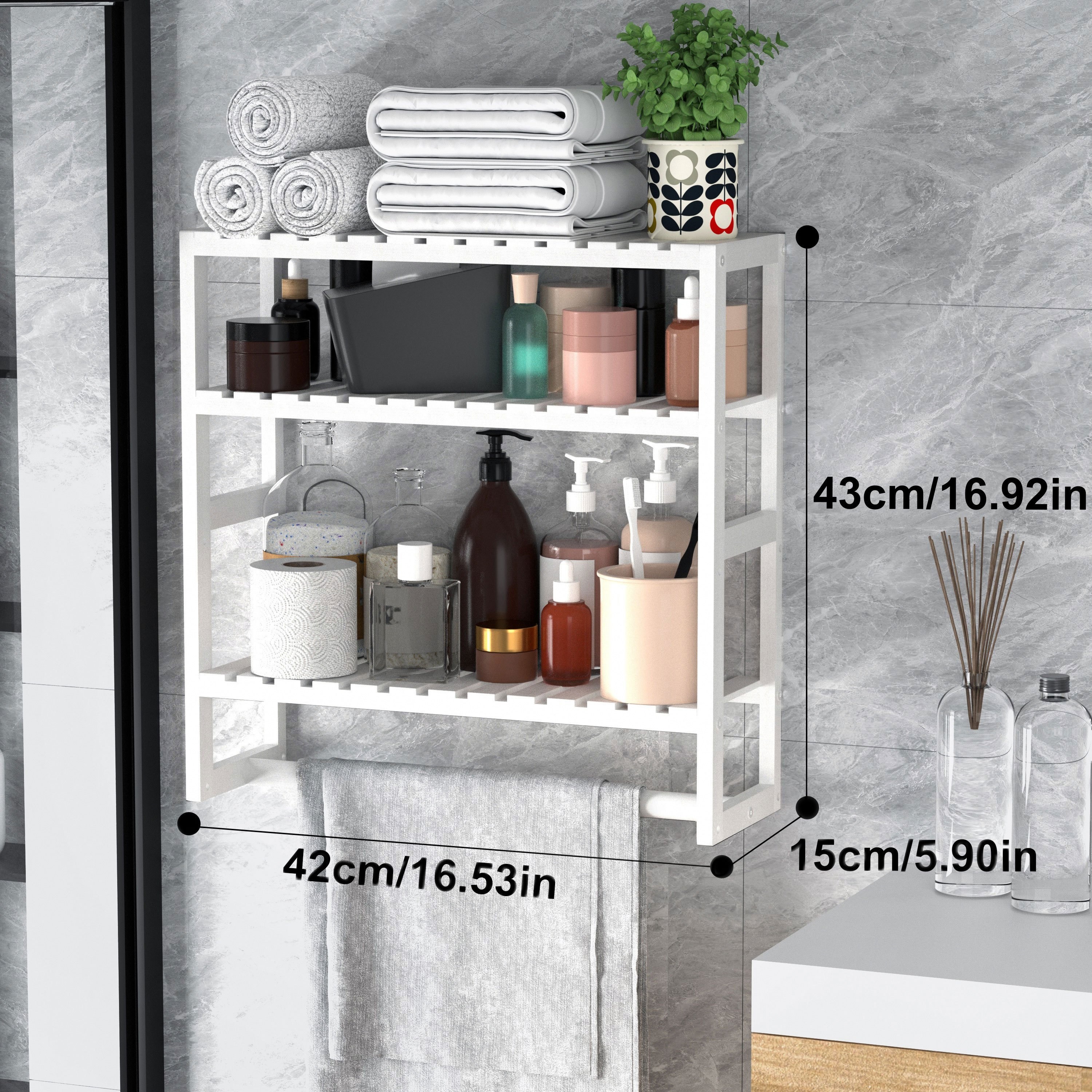 Bamboo 3-tier Corner Rack, Bathroom Storage Shelf, Free Standing Shower  Corner Shelves, Bathroom Storage Organizer, Bathroom Storage And  Organization, Bathroom Accessories - Temu