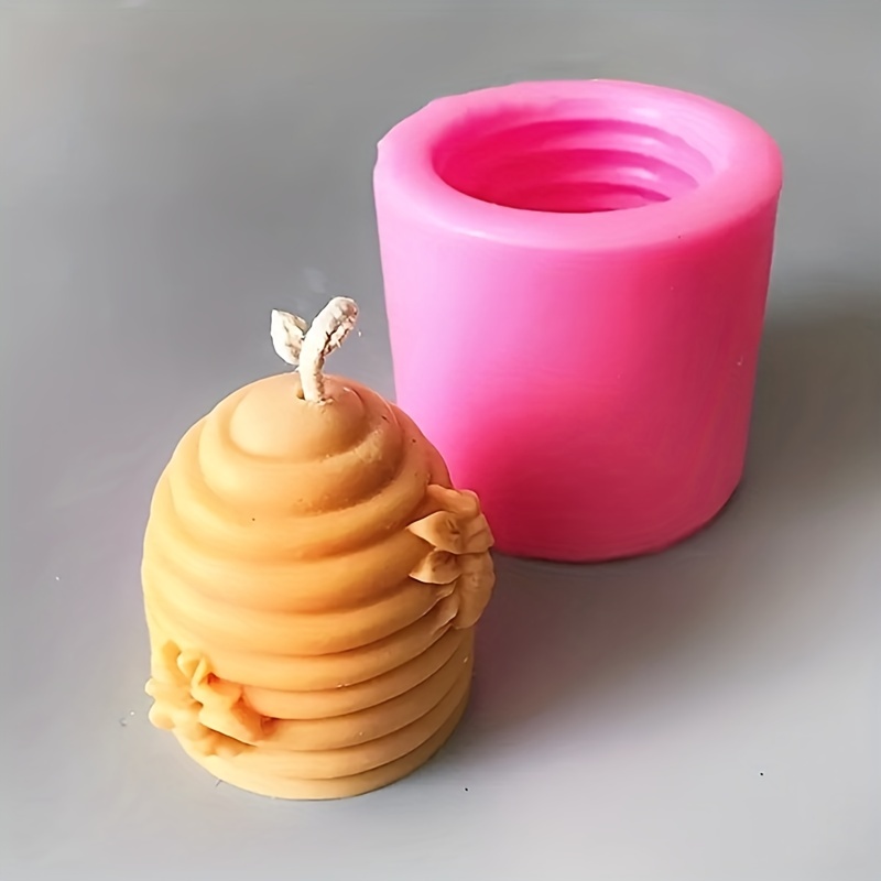 Silicone Beehive honeybee honeycomb loaf mold candle soap mould