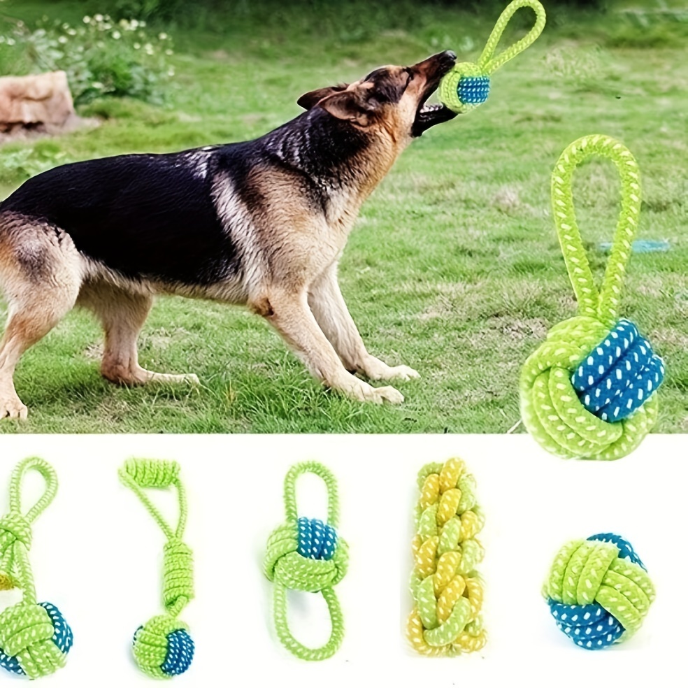 Juego De Juguetes Para Perros De 12 Piezas- Juguete de cuerda para perros,  Juguete Para Masticar