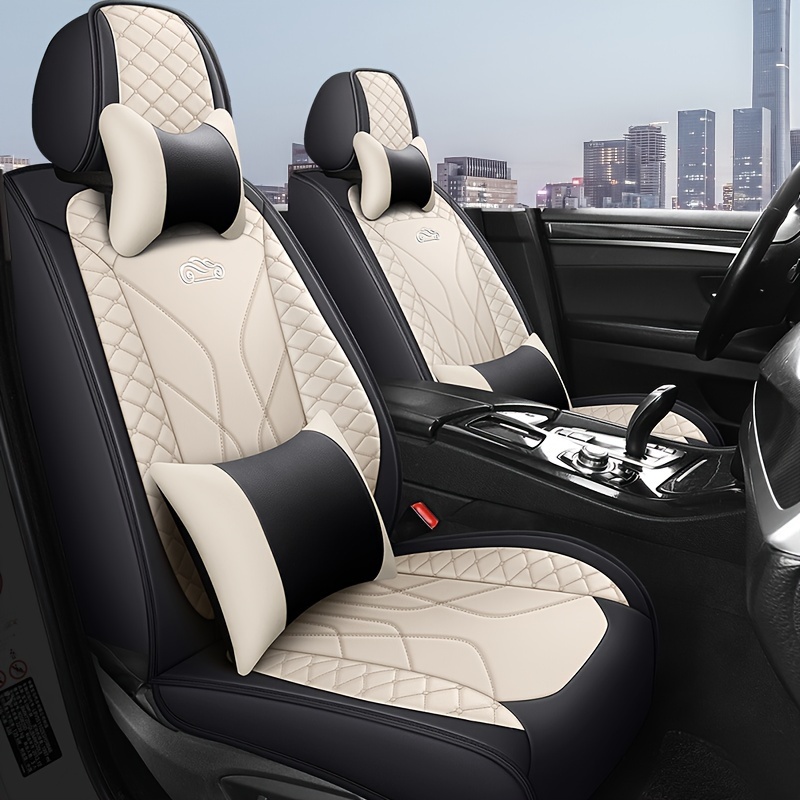 Upgrade Your Vehicle With Luxury Car Seat Cover Premium Faux - Temu