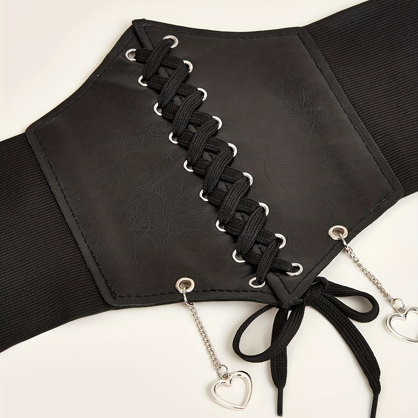 Women\\u2019s Elastic Costume Waist Belt Lace-up Tied Waspie Corset Belts  for Women by IGUOHAO 