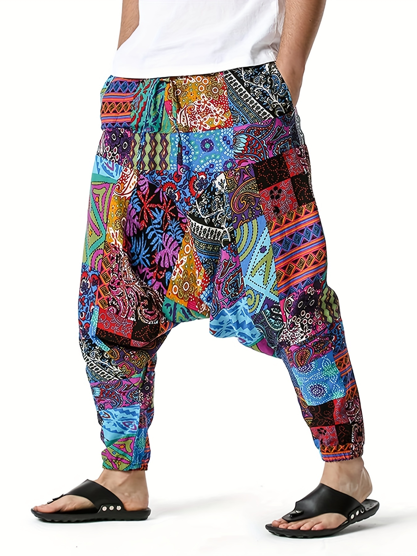 Ethnic Print Wholesale Mens Harem Pants | Wholesale Boho Clothing