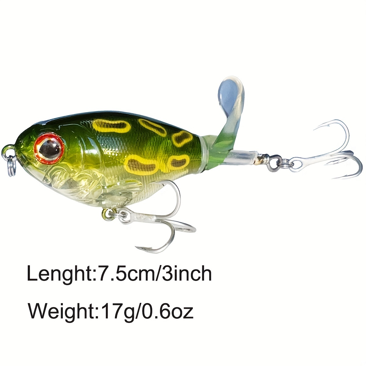 Buy TRUSCEND Top Water Fishing Lures with BKK Hooks, Whopper