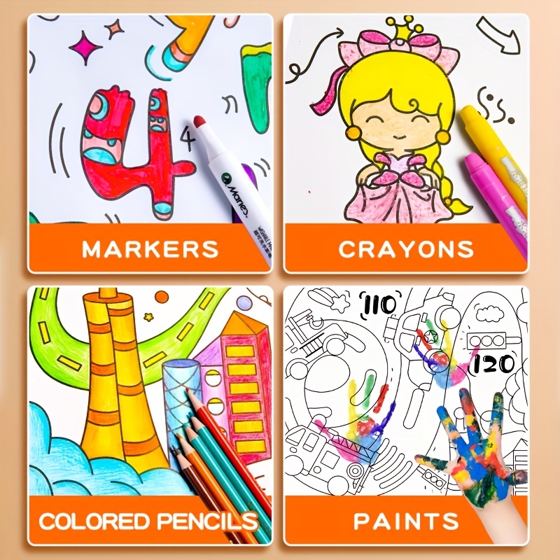 Drawing Paper Roll For Kids Giant Paper Coloring Roll For Kids Coloring  Poster For Kids Gifts Roll Of Paper For Kids Art Giant - AliExpress