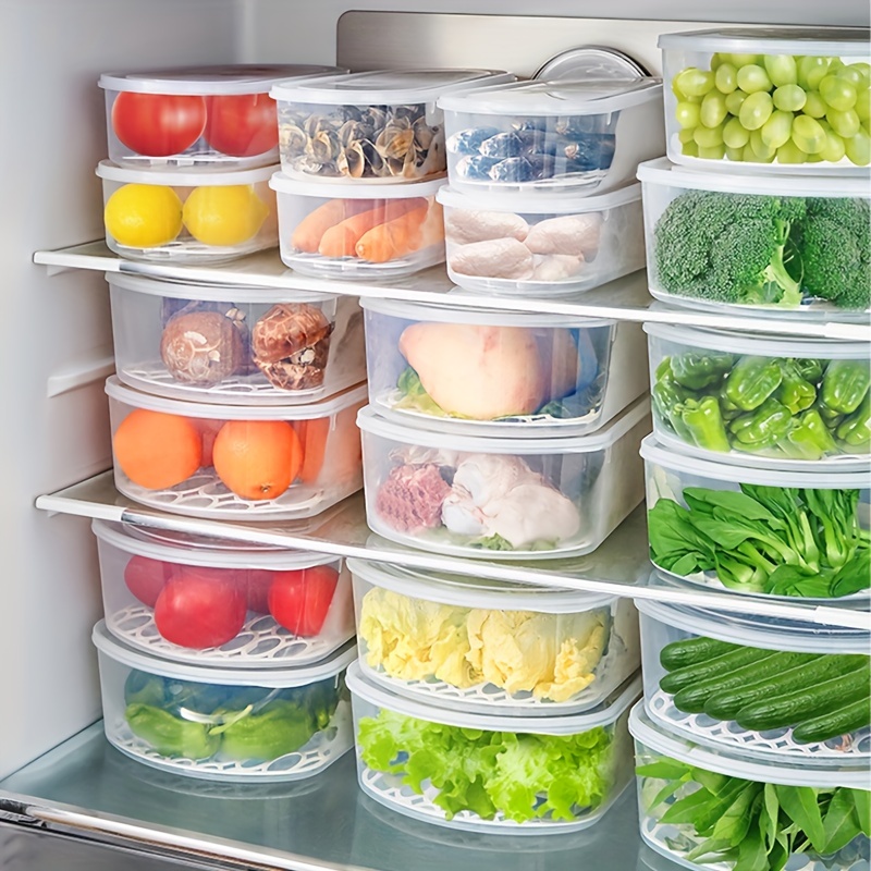 Plastic Refrigerator Storage Box Mini Food Storage - Temu