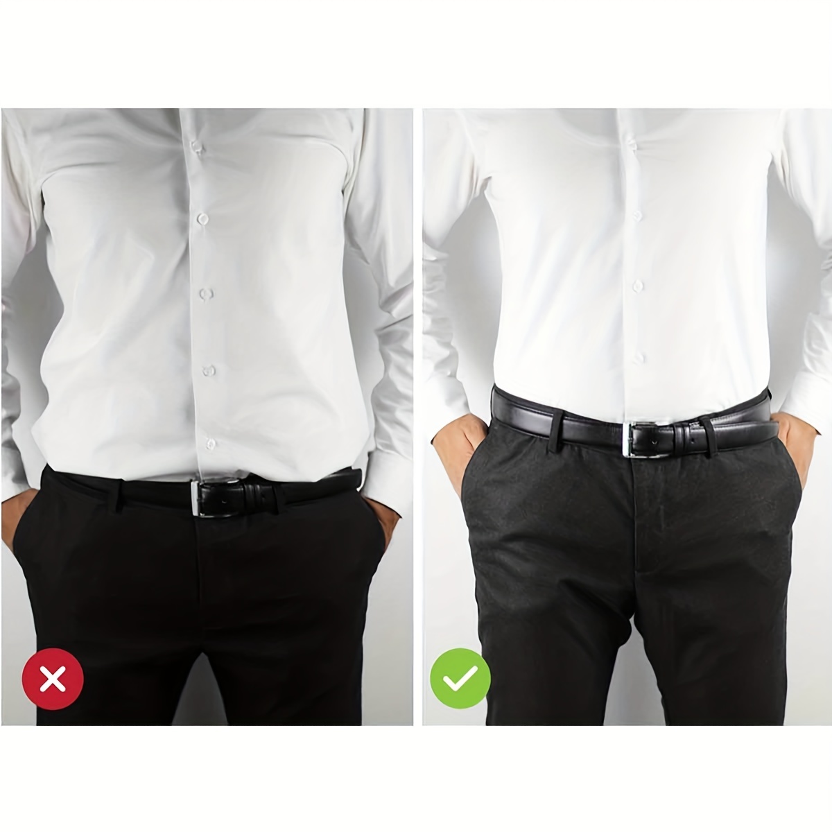 Y-shaped Suspender Belt Adjustable Strap Shirt Holder Non-Slip For Men